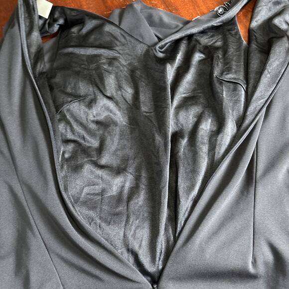 Patra Vintage Beaded Whimsigoth Maxi Dress Size 8 Black Sleeveless Fairy Formal - Picture 4 of 10